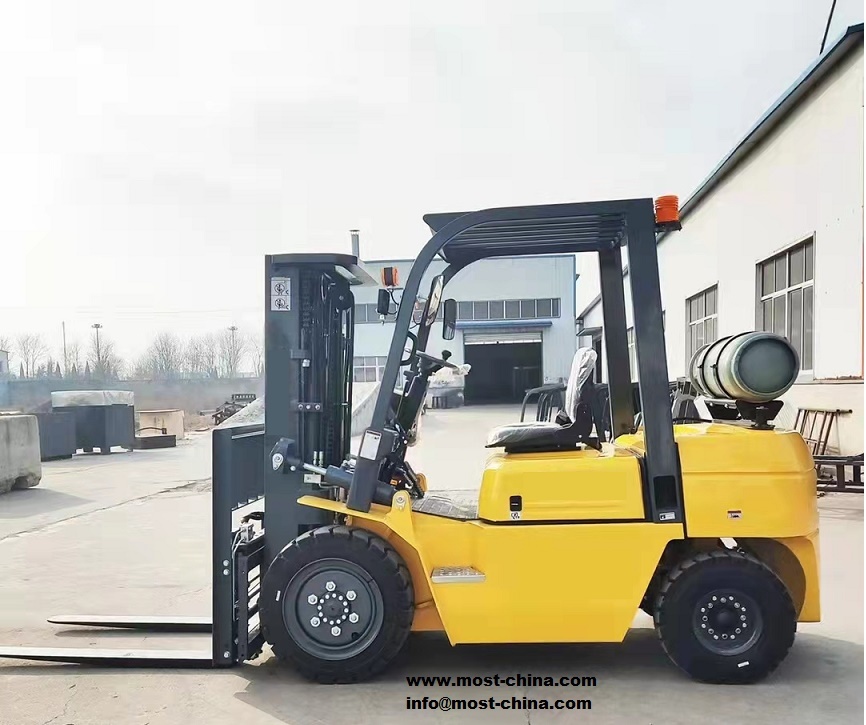 LPG or Gas Forklift MCG30 with Natural gas power, LPG forklift with CE